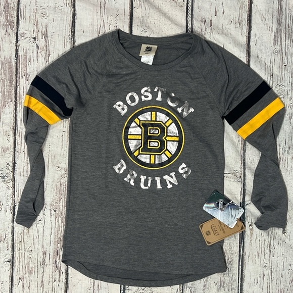Boston Bruins NHL Hockey Long Sleeve New Youth Girls Tshirt - Picture 1 of 6